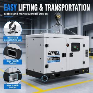 Groupe électrogène insonorisé ultra-silencieux 30 kVA 50 kVA pour usage domestique, alimentation de secours à faible niveau sonore avec capot - Product Image 3