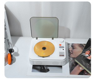 Lecteur <span class=keywords><strong>CD</strong></span> vintage en stock, lecteur d'albums musicaux intégré <span class=keywords><strong>pour</strong></span> haut-parleur, haut-parleur rechargeable, système audio vintage <span class=keywords><strong>pour</strong></span> bébé - Product Image 1