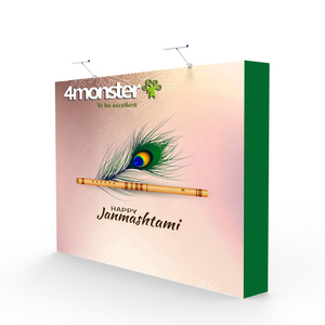 10ft Xách Tay Pop Up Tường Nhôm Có Thể Gập <span class=keywords><strong>L</strong></span>ại Biểu Ngữ Hiển Thị Tổ Chức Sự Kiện Backdrop Đứng - Product Image 6