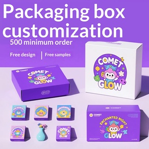 Cajas Cosméticas Personalizadas, Cajas de Regalo de Cartón Blanco, Tapas con Bisagras, Paquetes de Cartón Corrugado de Colores - Product Image 3