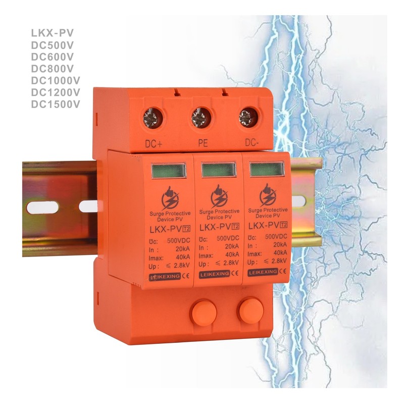 500V 1000v 2P 3P Surge Protector