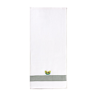 Serviettes de cuisine 100% coton pur, séchage rapide, motif fruit brodé, rectangulaires, multifonctionnelles, usage domestique - Product Image 4