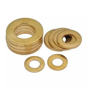 Rondelle de <span class=keywords><strong>cale</strong></span> personnalisée en bronze ultra mince Rondelle plate en laiton Rondelle de blocage du joint - Product Image 4