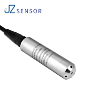 Transmetteur de niveau de liquide JZSensor - Sortie RS485 IIC, contrôleur d'affichage du niveau d'eau, sonde de niveau de liquide de type immersion, 316L