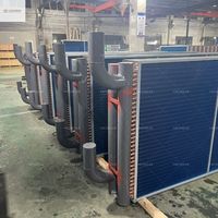 Tube de cuivre commercial avec ailettes en aluminium serpentins de chauffage à eau chaude pour une efficacité énergétique maximale dans les systèmes CVC