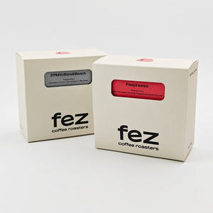 Wholesale Recyclable Folding Coffee Packaging Gift <b>Box</b> Custom UV Logo Full Customized <b>Small</b> Cardboard Packaging <b>Box</b> Embossing - Product Image 2