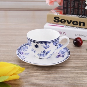 Antico porcellana espresso tazze di caffè e piattini set da tè in ceramica tazza e piattino - Product Image 4