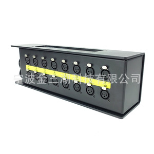 Caja de distribución de audio de 16 canales con conectores XLR hembra de 54 núcleos para equipos de escenario en conciertos musicales - Product Image 5