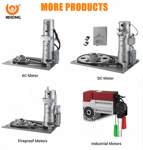 Jielong nhà máy bán hàng trực tiếp AC 600kg cửa cuốn động cơ tự động Side mount Con lăn màn trập cửa nhà để xe mở - Product Image 3