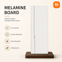 Panneau décoratif en mélamine MDF résistant à l'humidité de qualité supérieure, directement de l'usine, pour usine de portes