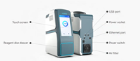 Analyseur biochimique vétérinaire morphologique multifonctionnel, test rapide et pratique, équipement de diagnostic, utilisation en laboratoire vétérinaire