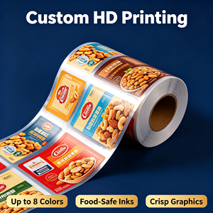 Gravure Printed Laminated Packaging Film Roll Metallized Foil Stock for Food <b>Wrap</b> OEM ODM - Product Image 4
