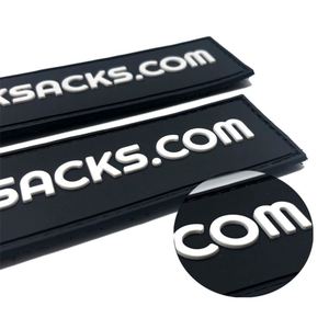 Custom Pvc Patch Hook and Loop Embossed <b>Badge</b> - Product Image 1