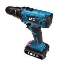 Perceuse visseuse sans fil ATO 21 Volt Perceuse sans fil Batteries de machine Perceuse sans fil 21 V Perceuse à percussion sans fil