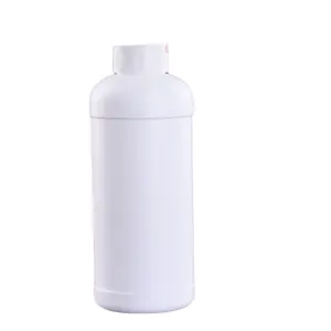 Garrafa Hdpe COEX redonda branca para Agricultura, recipiente para embalagem de pó líquido, melhor preço, 100ml, 250ml, 500ml, ideal para uso em garrafas de 2024