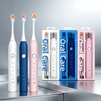 Produit tendance 2026 Brosse à dents sonique vibrante de voyage pour le nettoyage des dents, étanche IPX7, brosse à dents électrique intelligente pour soins bucco-dentaires