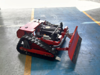 Tondeuse à gazon et débroussailleuse 2-en-1 télécommandée à essence, moteur 4 temps, pour terrains accidentés et zéro-turn
