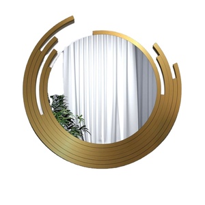 Modern Design Luxury Metal Wall Mirrors Custom Size <b>Framed</b> for Bedroom Home Decor Hotels and Restaurants <b>Cheap</b> Price Sale - Product Image 1