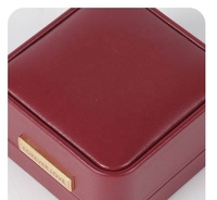 Boîte à bijoux de voyage en cuir Cartier, organiseur de bagues, boîte de rangement pour bijoux, coffret cadeau pour mariage ou Saint-Valentin, ensemble complet
