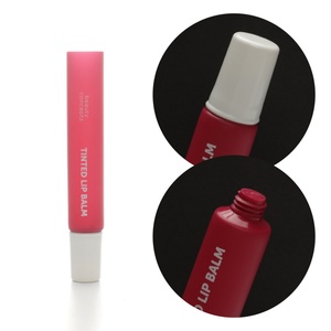 Nouveaux tubes teintés personnalisés avec logo imprimé offset, emballage en plastique de 10 ml, conteneur de beauté, baume à lèvres, tube souple en PE - Product Image 2