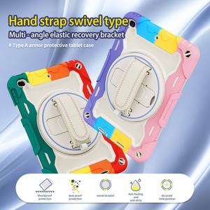 Funda Protectora de Silicona Resistente a Golpes, Multicolor, Brillante y Duradera para Niños, con Soporte, para iPad Mini 4 5 - Product Image 3