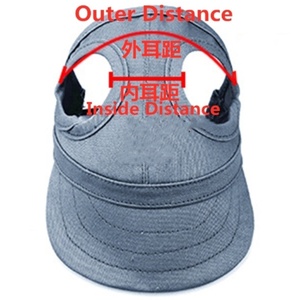 Gorras Deportivas de Verano Personalizadas al por Mayor para Perros Pequeños, Medianos y Grandes, Accesorios de Ropa para Mascotas Estampados - Product Image 3