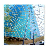 Structure métallique de conception moderne Dôme géodésique en verre Toiture en lucarne Construction Fabricant chinois professionnel Structures en acier