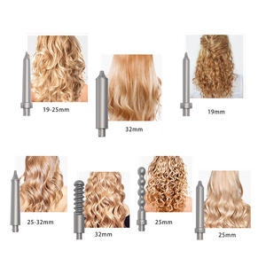 Ulelay Kit de Fer à Boucler 7-en-1 avec Barils en Céramique, Température Réglable, Outil de Coiffure et de Soin Personnel - Product Image 2