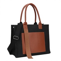 Sacs fourre-tout en toile personnalisés avec impression de logo, grande capacité, design minimaliste moderne pour les salons professionnels, le shopping, les cadeaux d'entreprise