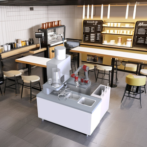Brazo Robótico Inteligente para Preparar Fideos para Restaurantes, Máquina para Cocinar Fideos de Alta Potencia de 7500 W con Capacidad de Tolva de 10 kg - Product Image 6