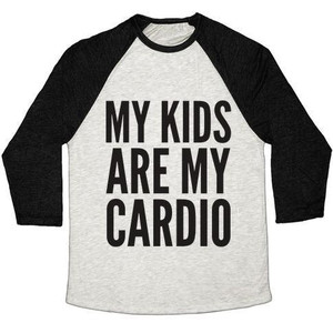 ลูกๆของฉันคือเสื้อเบสบอลสามตัวแบบคาร์ดิโอสำหรับทุกเพศ - Product Image 4