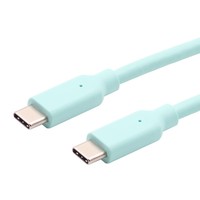 Cable USB 3.2 C a C DFX de 100W, 2M, 20Gbps, 4K60Hz con Conector E-Marker Chapado en Oro y Revestimiento de PVC para iPhone 17, 18, MacBook y SSD