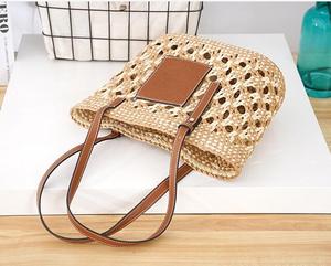 Rectangle PU <b>Storage</b> <b>Basket</b> with Leather Handle Waterproof Multi-Purpose Cute Style for Home & Beach Use - Product Image 6