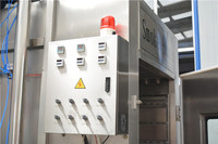 Four industriel automatique pour fumer la viande et les saucisses, machine à fumer les saucisses avec moteur, capacité 250 kg/lot, pour salami et hot-dogs