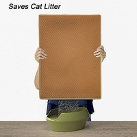 Robuste doppels chichtige EVA-Silikon-Katzenstreu matte Große Premium Pet Sand Box Pad Modernes Design Sommer wasserdichter Trapper
