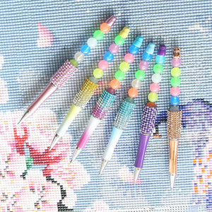 Pena lukisan berlian alat aksesori, pena bor lukisan berlian untuk seni berlian DIY, pena lukisan berlian dengan manik-manik bercahaya - Product Image 5