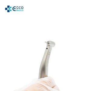 Contraángulo Eléctrico <span class=keywords><strong>Dental</strong></span> 1:5 con Fibra Óptica, Pieza de Mano de Acero Inoxidable con Anillo Rojo, Micromotor Tipo E, Certificado CE - Product Image 6