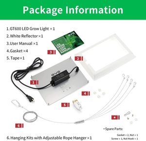 <span class=keywords><strong>Lampe</strong></span> de culture <span class=keywords><strong>LED</strong></span> suspendue à spectre complet IP65 étanche pour plantes d'intérieur, succulentes, légumes, fleurs, <span class=keywords><strong>semis</strong></span>, horticulture, serre - Product Image 5