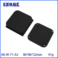Caja de Plástico para Montaje en Pared de 86*86*22 mm, Caja de Plástico para Montaje de PCB
