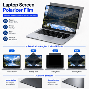 ฟิล์มโพลาไรเซอร์สำหรับจอ LCD แล็ปท็อปขนาด 16.5 นิ้ว ทนทานเป็นพิเศษ หนา 0.10 มม. มุมมอง 45 องศา และ 135 องศา เพื่อความคมชัดของจอแสดงผลสำหรับการเล่นเกม - Product Image 5