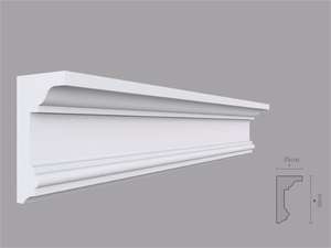 Decorazione Murale Leggera in EPS, Profilo Angolare, Decorazione <span class=keywords><strong>per</strong></span> Travi Perfetta <span class=keywords><strong>per</strong></span> Ristrutturazioni Domestiche e Progetti Commerciali - Product Image 1