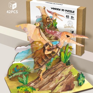Puzzle 3D en bois EPT : Modèles d'insectes (papillon, abeille) – Cadeau DIY en bois pour enfants – Puzzles 3D préscolaires pour enfants - Product Image 5
