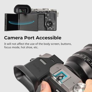 Pour SMALLRIG A7CII A7CR : Oeil-muscle en silicone souple avec petit cordon pour <span class=keywords><strong>Sony</strong></span> <span class=keywords><strong>Alpha</strong></span> 7C II/<span class=keywords><strong>Alpha</strong></span> 7CR 4819 – Amélioration de la visibilité - Product Image 5