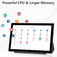 Tablet Android OEM ODM de 10 Pulgadas, Octa Core 2.2GHz, 128GB de Almacenamiento, Wifi, para Juegos, Negocios, Oficina, Educación, PC