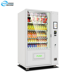 Lạnh uống và snack Máy bán hàng tự động cho thực phẩm và đồ uống với mã QR và đồng xu thanh toán thông minh máy bán hàng tự động hỗ trợ 4G dịch vụ - Product Image 1