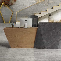 Élégant design moderne mobilier de bureau surmoi design de comptoir de bureau table de réception