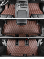 Tapis de sol en cuir pour Hyundai Palisade 2021 2022 2023 7 places, tapis de protection intérieur et tapis de coffre 2024 2025