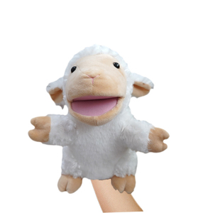 Directo de fábrica, venta al por mayor, juguetes creativos de marionetas de mano de animales bonitos, lana de algodón súper suave con cerdo, pato, algodón PP lavado - Product Image 6