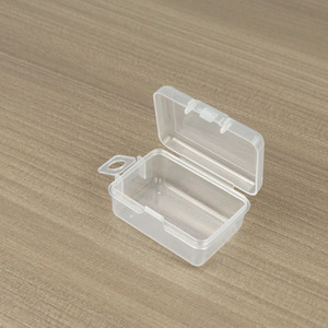 Q Mini Lock Transparent Plastic <b>Storage</b> <b>Box</b> 5x3.5x2.3cm Rectangular With Lid For <b>Small</b> Parts Screws Hardware - Product Image 4