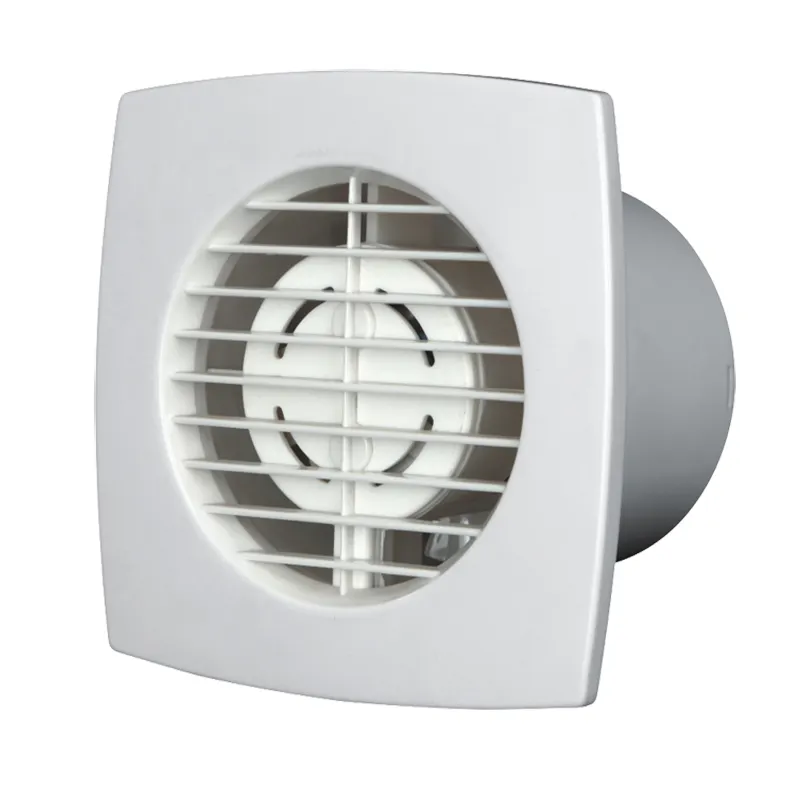 6 8 Zoll 220V geräuscharme Kunststoff Küche Badezimmer Luft absaug ventilator Decken ventilator mit LED-Licht